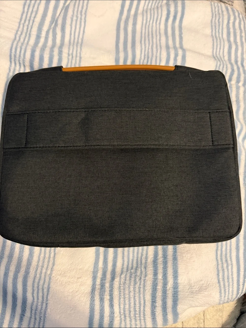 Black and Tan Laptop Messenger Bag